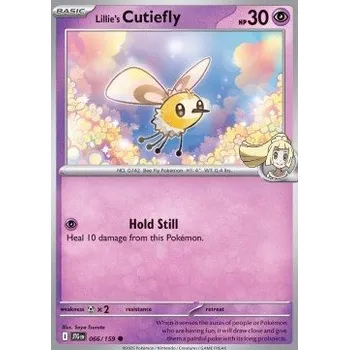 Volný čas Pokémon JTG 066/159 Lillie's Cutiefly - Journey Together Stav: Near Mint, Verze: REVERSE HOLO