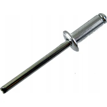 Nýt Trhací nýty ALU/OCEL 4,8x6 mm 100 ks nýty pro nýtovač 5 mm VYSOKÁ KVALITA