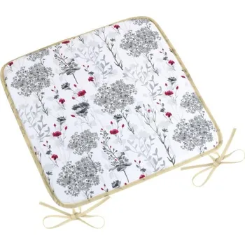 Podsedák Sedák DITA hladký Šedá,Červená,Bílá BX9512 - 40x40 cm