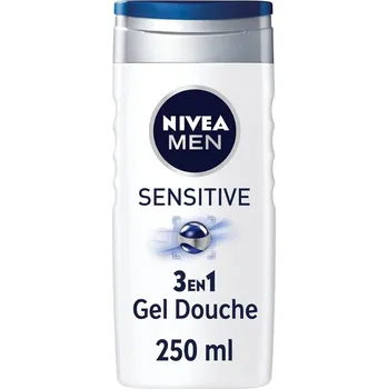 Sprchový gel NIVEA MEN Pánsky Sensitive sprchový gel 3 v 1, 250 ml