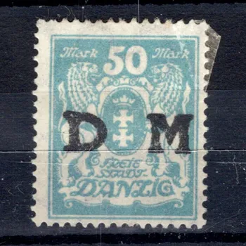 Sběratelství Známka Danzig, Mi.D36 (SG O142)(*), 50 M
