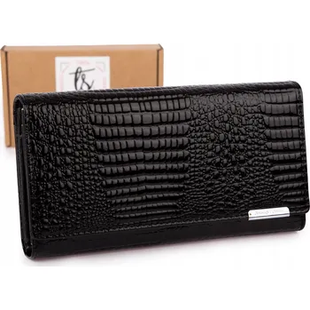 Peněženka Jennifer Jones peněženka z pravé kůže černá 5199-2 - dámská