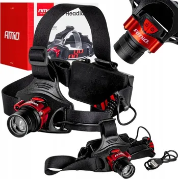 Čelovka Čelovka dobíjecí T6 3600mAh (BATT) AMIO-04665