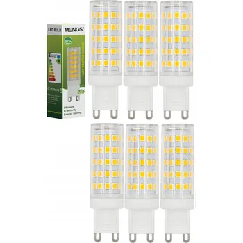 Žárovka LED žárovka G9 10W = 80W Teplá bílá 6 kusů
