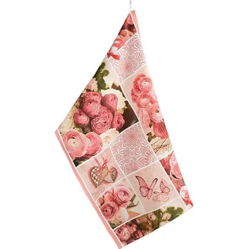 Utěrka Kuchyňská utěrka 1 ks Růžová BX10440 - 50x70 cm