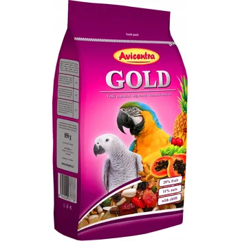 Krmivo pro ptáka Avicentra - Směs pro velké papoušky Gold 850 g