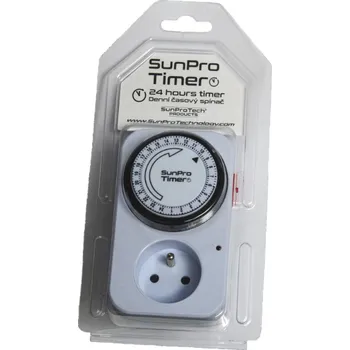 Spínací hodiny SunPro Timer mechanické spínací hodiny do zásuvky