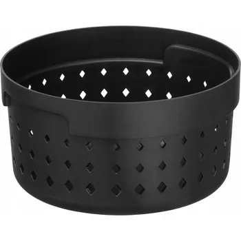 Úložný box Košík, organizér, úložný box kulatý SEOUL S Czarny