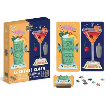 Puzzle Puzzle Duel: Piňa Colada vs Manhattan 2x70 dílků