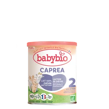 BABYBIO Caprea 2 pokračovací kozí kojenecké bio mléko 400 g