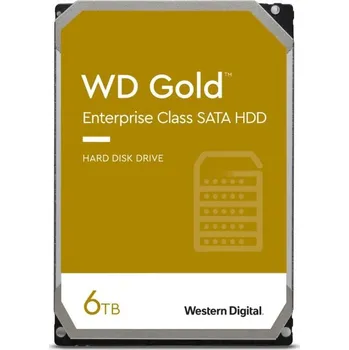 Ukládání dat WD GOLD WD6004FRYZ 6TB, SATA III 3.5", 256MB 7200RPM, 267MB/s, CMR, Enterprise
