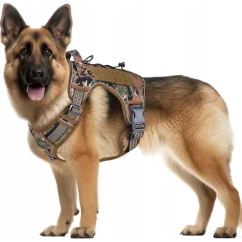 Postroj pro psa Taktické postroje pro psy TACTICAL velikost L hnědé