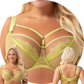 Podprsenka Gorsenia podprsenka s měkkými košíčky žlutá velikost 85E