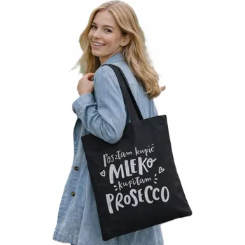 Kabelka Versoli shopper kabelka polyester černá