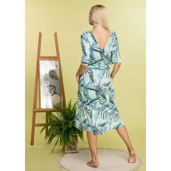 Dámské šaty Ležérní pletené midi šaty Key , velikost S