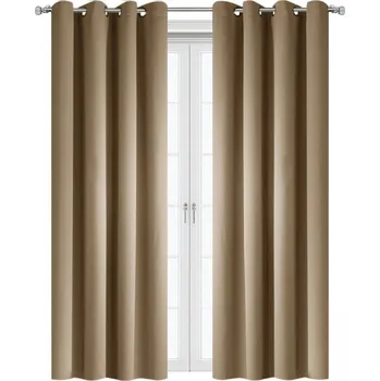 Fliying Zatemňovací závěsy Blackout 100% ZG-1, 140 x 250 cm- béžová/cappuccino
