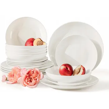 Talíř JÍDELNÍ SERVIS SADA NÁDOBÍ PRO 6 OSOB 18 dílů AD BELLA KONSIMO