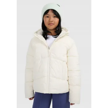 Dívčí bunda Dívčí péřová bunda se syntetickou výplní - bílá