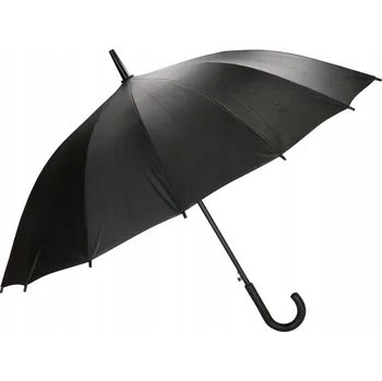 Deštník Beagles dámský holový deštník se zahnutou rukojetí - černý