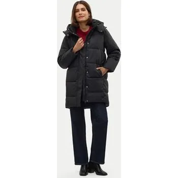 Dámský kabát Vero Moda dámský černý péřový kabát velikost M