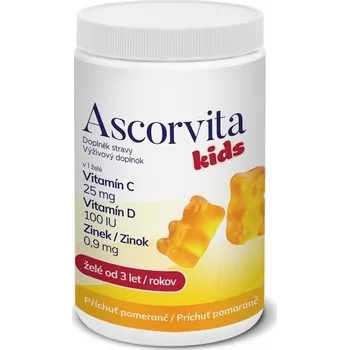 NP Pharma Ascorvita Kids želé medvídci 60 ks