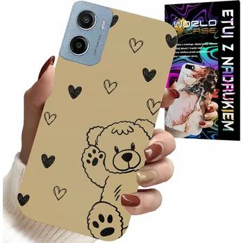 Pouzdro na mobilní telefon POUZDRO PRO MOTOROLA E15 / G05 - MEDVÍDEK MAXZAK PRO NEJMENŠÍ POUZDRO