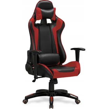 Kancelářská židle Hamilton černo-červená, ergonomická