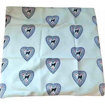 Povlak na polštářek Povlak na polštář 40*40 po vzoru keramiky Bolesławiec pies