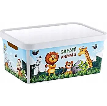 Úložný box Úložný box na hračky Safari STAFI 4,5 l s víkem