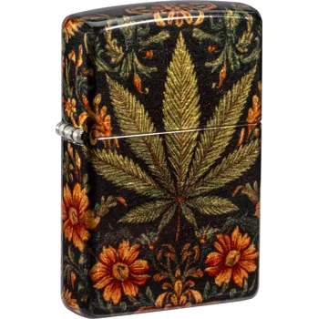 Zapalovač Leaf and Flowers Design Zippo zapalovač