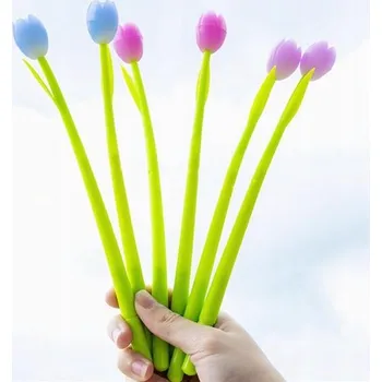 LINER GELOVÝ MODRÝ PROPISKA KVĚTINA TULIPÁN