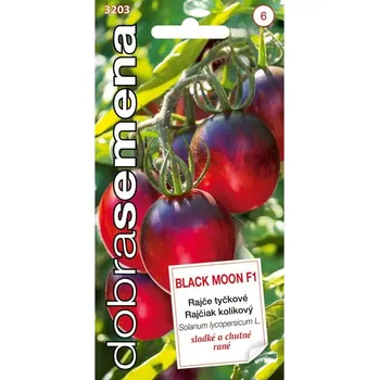 Semeno Dobrá semena Rajče tyč. - Black Moon F1 10s černé, koktejlové, chutné