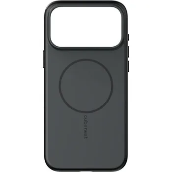 Pouzdro na mobilní telefon Cubenest Kryt na iPhone 17 Pro Max s podporou MagSafe matný černý