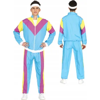 Karnevalový kostým Kostýmní Kostým Sportovní Teplákovka 80. let DISCO 14-16 let