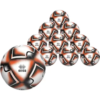 Fotbalový míč ERREA´ ERREA COLLEGE ID 10 x tréninkový míč pro mládež BARVA: bílá - černá - oranžová, Velikost: 3 Sada tréninkových míčů pro rozvoj techniky mládeže