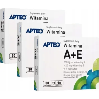 Apteo Vitamín A+E 30 kapslí