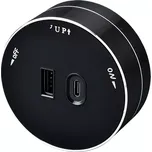 Zásuvkový modul Viking A60B, černá/výstupy - 1xUSB-A, 1xUSB-C/výkon až 2500W/230V,16A,50Hz