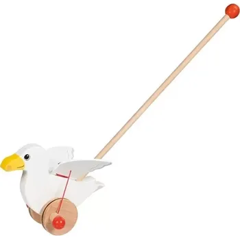 Dřevěná hračka Goki Jezdík na tyči Racek Jonáš