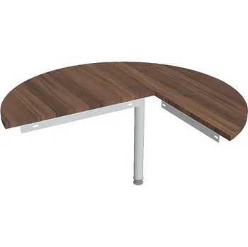 Psací stůl Stůl jednací levý GP 22 L P - OŘECH , ŠEDÁ Ral 9006