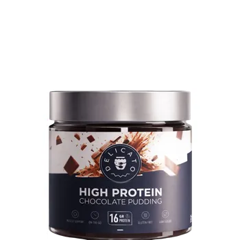 Čokoláda Chia pudink čokoládový protein Delicatofood 200g