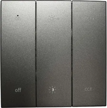 Nástěnné svítidlo Nástěnný dálkový ovladač SHAPE 2xAAA černá