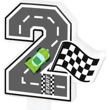 Dortová svíčka Svíčka na dort číslo 2 Race On