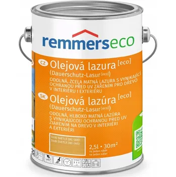Olej na dřevo Remmers Olejová lazura [ECO] Barva: Eiche hell / Světlý dub, Objem: 2,5l