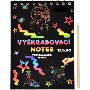Obraz Vyškrabovací notes 14x20cm / 10 listů