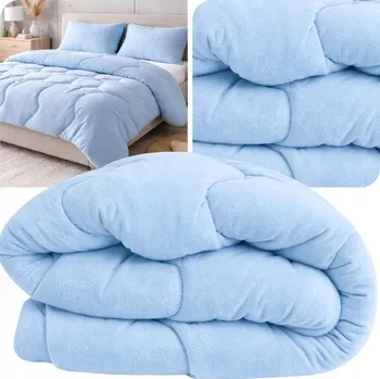 přikrývka PŘIKRÝVKA 200x220 cm Teplá Fleecová Měkká Příjemná na Chladné Noci Zimní Velká