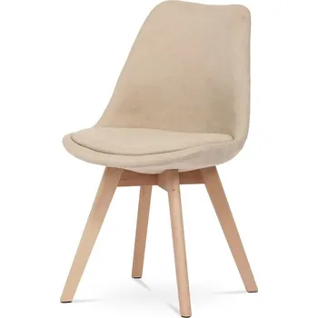Jídelní židle Autronic Jídelní židle, béžová, látka, CT-751 CRM2