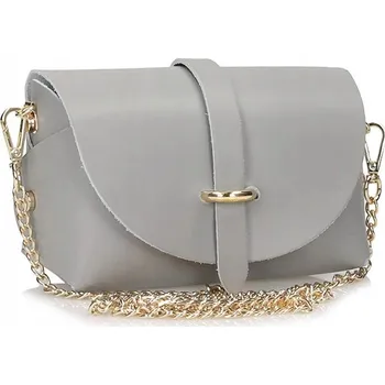 Kabelka Toscanio kabelka přes rameno přírodní kůže šedá