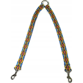 Vodítko pro psa Vodítko pro 2 psy, rozbočovač vodítka pro psy, dvojité vodítko 20mm/40cm