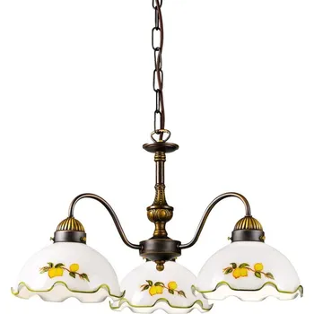 Kolarz 731.83.116 - Lustr na řetězu NONNA 3xE27/75W/230V citrony