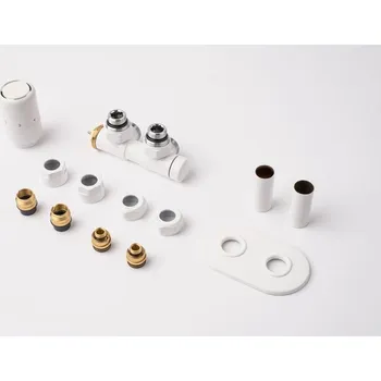 Radiátor P.m.h. Termostatický ventil pro ústřední vytápění Terra 6x7 cm bílá TER-L-W